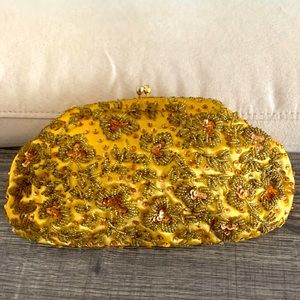 Vintage Hand Beaded Clutch